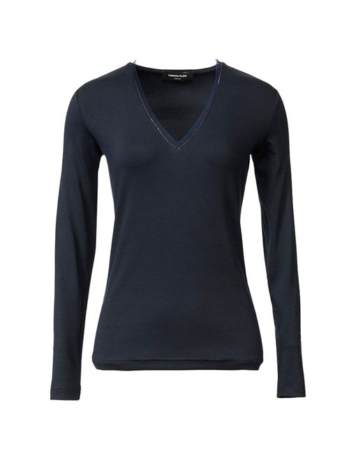 JERSEY TSHIRT FABIANA FILIPPI | JED266F1345146 BLU NOTTE